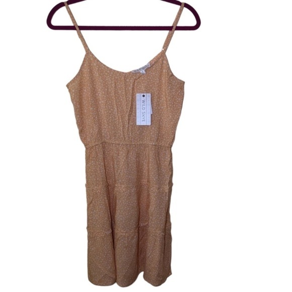 WILD‎ Skye floral sun mini dress size S - Picture 1 of 4